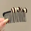 Pente invertido requintado e fofo para penteados estilo princesa, presilhas laterais para cabelo para mulheres, acessórios de cabelo com laço estilo coreano e presilhas de cabelo da moda para estilizar e arrumar fios soltos