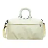 Bolsa de viaje portátil, estilo coreano, bolsa de yoga moderna y ligera, bolsa de fitness con separación de seco y húmedo, bolsa de equipaje con ruedas multifuncional