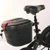 Bicicleta plegable scooter canasta delantera bicicleta eléctrica canasta de bicicleta delfín pequeño canasta trasera canasta de gran capacidad impermeable