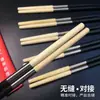 Hashis para Panela Quente Destacáveis com Pontas Intercambiáveis, Cabos de Hashi em Liga Metálica para Mesa, Conectores Separados de Aço Inoxidável, Uso Doméstico e em Restaurantes, Hashis de Bambu Estendidos