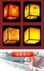 Linternas de Tendencia Nacional Personalizadas Linternas Cuadradas Chinas para Restaurante Candelabros Decorativos para Restaurantes Exteriores Linternas Especiales a Prueba de Lluvia para Exteriores