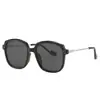 Gafas de Sol Cuadradas Verdes de Alta Gama Ins para Mujer, Estilo Celebridad, Sin Maquillaje, Cara Grande, Adelgazantes, Gafas de Sol Anti-UV para Mujer
