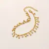 Moda Europea y Americana Más Vendida Tobillera de Borlas y Circonita Personalidad de Moda Lujo Ligero Nueva Joyería Dopamina Comercio Exterior al por Mayor Mujeres