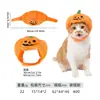 Ali Factory Best Selling Pet Halloween Pumpkin Hat Teddy Dress Up Headwear Cat Dew Ears Cat Headgear