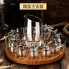 Juego de Copas de Vino Blanco Zodiaco Dispensador de Vino para el Hogar Juego de Vino Chino de Alta Gama 12 Copas Pequeñas Bala Una Copa
