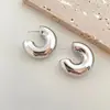 Europeu e americano cross-border jóias ins estilo simples C-em forma de brilhante aberto orelha osso clipe moda feminina colorido brincos sem orelhas