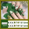 Uñas postizas estampadas cortas, medianas y largas de fábrica, con diseño de armadura, productos terminados en caja, venta al por mayor, se pueden personalizar según muestras