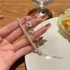 2023 Novo Pulseira Camélia de Pérola Moda Feminina Luxo Leve Design de Nicho Pulseira Atacado Acessórios de Moda