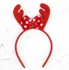 Nueva diadema de cuernos de Navidad fiesta navideña diadema navideña accesorios para el cabello accesorios para actuaciones infantiles venta al por mayor