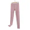 Calças longas casuais folgadas e elásticas de modal para primavera e outono, plus size, novas leggings de cintura alta sem costura para mulheres