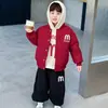 Ropa de Algodón para Niños Invierno 2026 Nuevo Elegante Estilo de Invierno Chaqueta de Algodón Chaqueta Acolchada de Algodón para Niños Ropa de Invierno para Niños Abrigo Engrosado de Tres Piezas