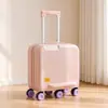 Mala de Viagem Infantil Ride-On Estilo Novo Logo Personalizado Rodas Silenciosas Mala de Viagem Feita Sob Encomenda Fechadura de Alfândega TSA Bolsa de Bagagem Mala
