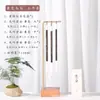 Soporte para Bolígrafos de Latón Colgador para Bolígrafos Soporte para Pinceles Bambú Nanmu Soporte Multifuncional para Bolígrafos Colgador Montaña Nuevo Chinoiserie Simple Creativo Primero