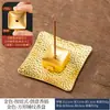 Queimador de incenso moderno simples criativo com plug de incenso, suporte de incenso ajustável, porta-incenso portátil de ágar-ágar e sândalo, pequenos ornamentos