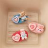 Pasador de Conejito Corazón Dulce, Pinza para Flequillo Lateral, Pinza de Pato Linda para Accesorios de Cabello Infantil