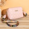 Bolsa Bordada Moda Coreana 2023Bolsa Feminina Casual Moda Bolsa Transversal Bolsa de Ombro Feminina Fashion em Formato de Coração