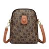 Bolsa pequena para mulheres com telefone móvel 2024 nova moda estilo ocidental ombro pequeno saco de ombro Four Seasons Shell crossbody bolsa de telefone