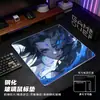 Mouse Pad de Vidro Temperado para Jogos de E-Sports para Jogos FPS, Controle Preciso Sem Perda de Quadro, Mouse Pad de Vidro Microgravado