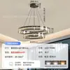 Novo Anel Redondo de Luxo Leve Italiano Lustre para Sala de Estar Moderno de Alto Padrão Simples Quarto de Alto Padrão Balcão de Bar Sala de Jantar Luz Principal