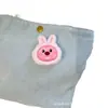 Muñeco de Peluche de Dibujos Animados Castor Muñeco Pequeño Broche Estudiante Mochila Escolar Colgante Accesorios Orejas de Conejo Castor Accesorios DIY