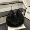 Bolso Tote de Lana de Cordero para Mujer Gran Capacidad Bolso Grande Otoño Invierno Versátil para Viajar Bolso de Mano de Felpa Bolso de Hombro Bolso Cruzado Bolso Peludo