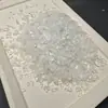 Cascalho de cristal branco natural, usado para purificação e desmagnetização; grande tigela de desmagnetização; recipiente para pedra de desmagnetização; caixa de purificação; Cristal de iurte mongol; cristal bruto
