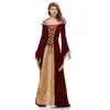 Traje retro britânico de corte traje de rainha para boate traje de Halloween traje para filmagem de programa de cinema e televisão traje de cantor traje de DS