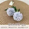 Viento Ins Primavera Tenis de Mesa Crisantemo Flor de Simulación 6 Granos Púas Flor Falsa Combinación de Colores Macarrón Adornos de Escritorio Accesorios para Disparos