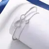 Pulsera Ojo del Diablo Versión Alta Shijia Adopta Elemento Swarovski Pulsera Cisne Cubo de Azúcar Inteligente Swarovski Anillo para Mujer