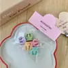 Mini Pinzas para el Cabello de 2 cm de Colores Caramelo, Nuevas Pinzas de Garra para Flequillos y Cabello Suelto, Accesorios para el Cabello Laterales Lacados de Dibujos Animados en Empaque de Bolsa