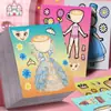[Autoadhesivo Grande] 18 Piezas de Pegatinas de Vestir Hermana del Café Shan Hai Jing Nuevos Juguetes Educativos para Niños Pegatinas Creativas