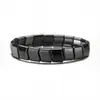 Pulsera de cordón elástico de piedra de vesícula negra, bestseller transfronterizo de Amazon, pulsera de cuentas personalizada vintage para hombres europeos y americanos, venta al por mayor