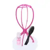 Suporte para touca de cabelo Doukou, pente, solução de cuidado, cera de cabelo, bolsa de rede, conjunto de ferramentas e acessórios para cuidado de perucas de cosplay