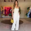 Pantalones Falda de Color Sólido con Diseño Asimétrico Strapless para Mujer, Novedad Verano 2024, Europeos y Americanos, Transfronterizos de Amazon