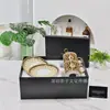 Conjunto de Xícara e Pires Fanjia Estilo Europeu Transfronteiriço Conjunto para Chá da Tarde Estilo Britânico Estilo Retro de Luxo Leve Xícara de Café de Alto Valor Xícara de Água