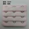 Extensor de Sujetador de Acero Inoxidable de Tres Filas y Tres Ganchos, Broche Extensor de Lencería de Tres Filas y Tres Ganchos, Venta Directa del Fabricante, Incluye Carta de Colores