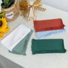 Servilleta de Lino Bordada Manteles Individuales Esterilla Aislante de Exportación Tela de Escritorio para Ambiente Servilleta de Boda Manteles Individuales Servilletas
