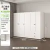 Armario de acero para uso doméstico, fácil de montar, ecológico, libre de formaldehído, inodoro, armario de almacenamiento para adultos y niños en dormitorio o vivienda de alquiler