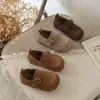 Mocasines Retro Infantiles 2026 Otoño/Invierno Nuevos Estilo Coreano Slip-ons Zapatos Birkenstock para Niñas Mocasines de Moda para Bebé