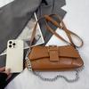Bolsas Retro de Design de Nicho 2026 Novo Modelo Bolsas Femininas Versátil Bolsa Transversal Corrente no Ombro Sob o Braço Pequena Bolsa Quadrada