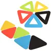 Bloc de Hitos Triangulares Tipo Plano Tipo Hueco Obstáculo de Entrenamiento de Baloncesto Marcador de Disco de Entrenamiento de Fútbol Entrenamiento Físico