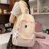 Mochila fofa estilo coreano, fresca e estilosa para estudantes do sexo feminino, alto valor estético, leve, grande capacidade, mochila escolar para meninas do ensino fundamental