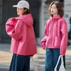 Chaqueta Casual Suelta con Capucha de Moda Otoño 2026 para Mujer