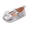 Zapatos de Princesa de Color Sólido con Lazo para Bebé de Primavera y Otoño para Niña, Cómodos y Modernos para Niños Pequeños BBW3094