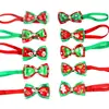 10 Estilos de Pajaritas Navideñas para Mascotas con Pedrería, Accesorios Multicolor, Venta Directa del Fabricante, Accesorios para Perros