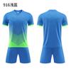 Terno de futebol personalizado para crianças, masculino e feminino, traje de treinamento, manga curta, equipe de competição, alunos do ensino fundamental, impressão de secagem rápida