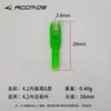 4.2 Inserir cauda de flecha 4.2 Universal recurvo inserir inserir cauda de flecha equipamento de arco e flecha 10 cores opcionais