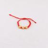 Pulseira Corda Vermelha Dragão Cinco Bênçãos Estilo Chinês DIY Feito à Mão Caseiro Pulseira Zodíaco Dragão Joias Material Acessórios