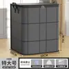 Bolsa de almacenamiento para edredones con compartimentos grandes transfronteriza, organizador de almacenamiento a prueba de polvo plegable para ropa y ropa de cama, capacidad extragrande