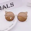 Gafas de Sol sin Montura con Orejas de Gatito para Niños y Niñas Gafas de Sol de Moda para Niños Pequeños Gafas de Sol Infantiles Nuevas y Modernas